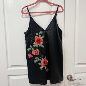 LF Embroidered Slip Dress